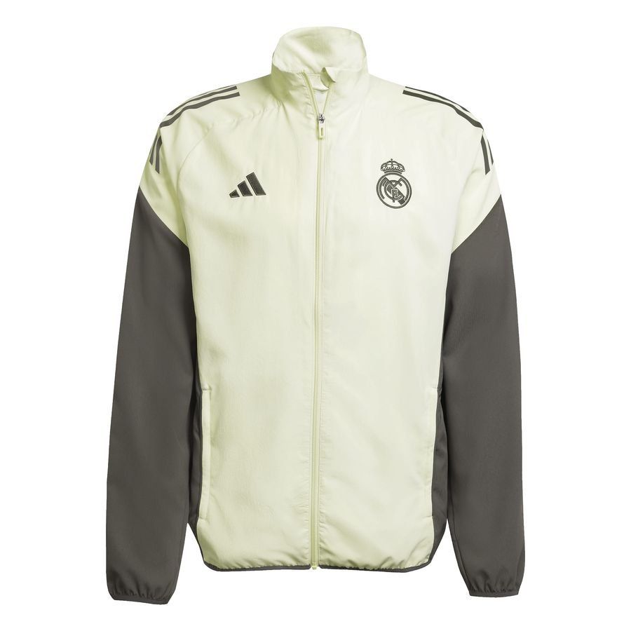 Real Madrid Training Jacket Presentation Tiro 25 - Almost Lime - Men's-SoccerKits Hub | Buy Soccer Jerseys Online