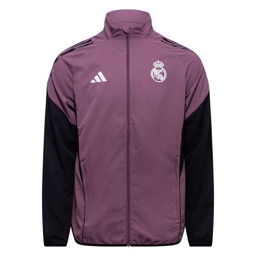 Real Madrid Training Jacket Presentation Tiro 25 - Purple/Black - Men's-SoccerKits Hub | Buy Soccer Jerseys Online