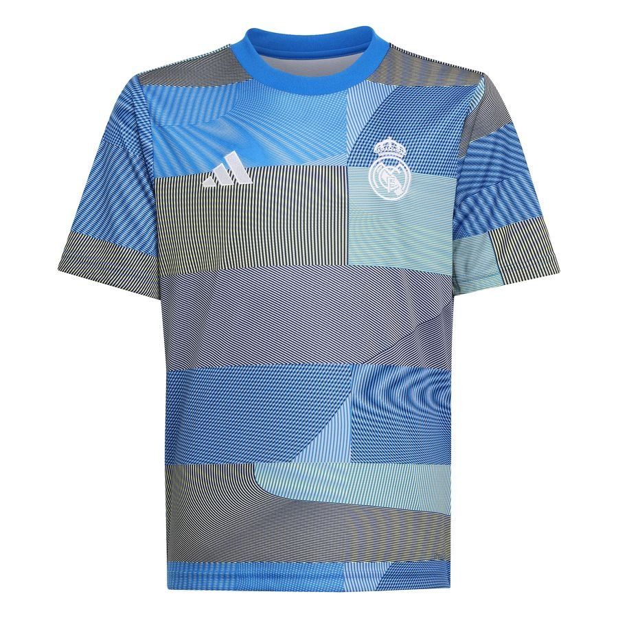 Real Madrid Training T-Shirt Pre Match - Bluebird Kids-SoccerKits Hub | Buy Soccer Jerseys Online