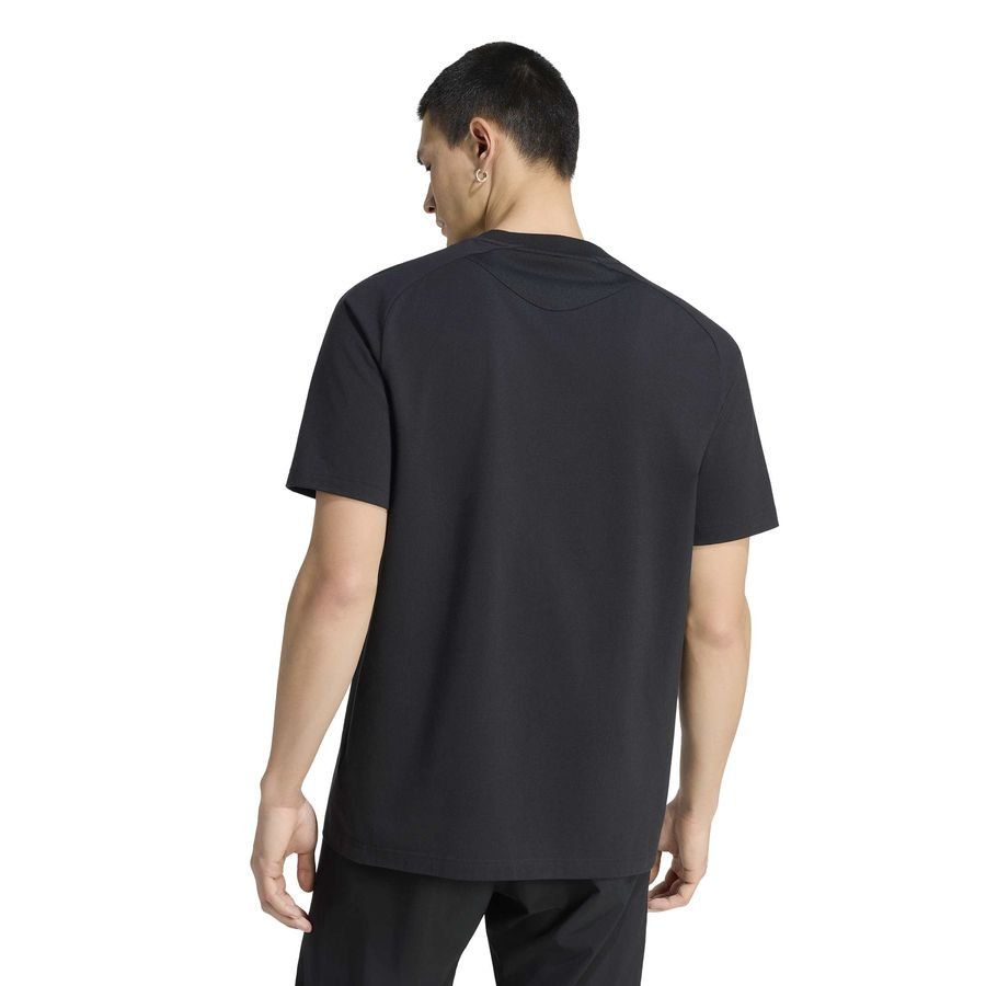 Real Madrid Training T-Shirt Vis Tech Travel - Black - Men's-SoccerKits Hub | Buy Soccer Jerseys Online