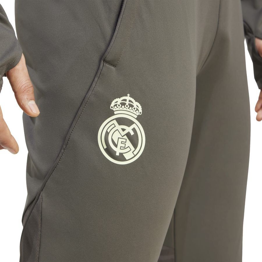 Real Madrid Training Trousers Tiro 25 - Utility Grey - Men's-SoccerKits Hub | Buy Soccer Jerseys Online