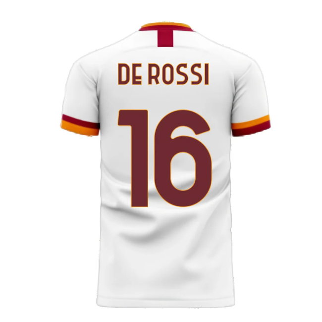 Roma 2025-2026 Away Concept Football Kit (Libero) (DE ROSSI 16)-SoccerKits Hub | Buy Soccer Jerseys Online