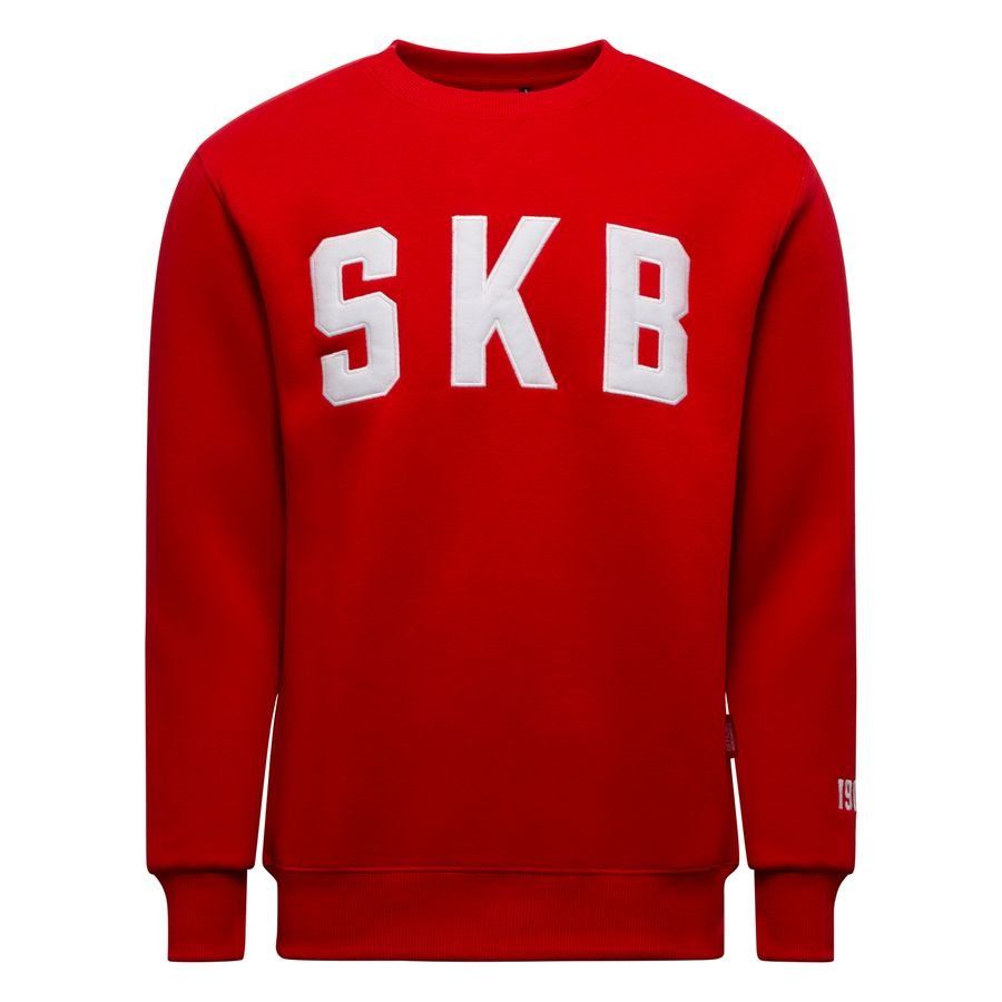 SK Brann Crewneck SKB Red - Kids-SoccerKits Hub | Buy Soccer Jerseys Online
