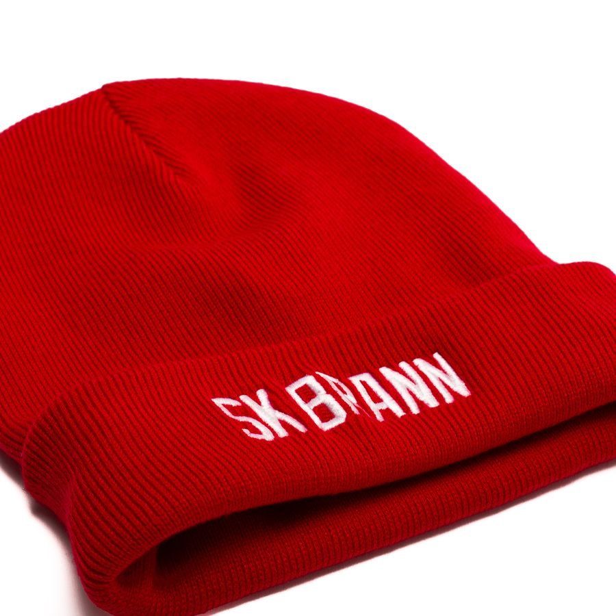 SK Brann Embroidered Beanie - Red-SoccerKits Hub | Buy Soccer Jerseys Online