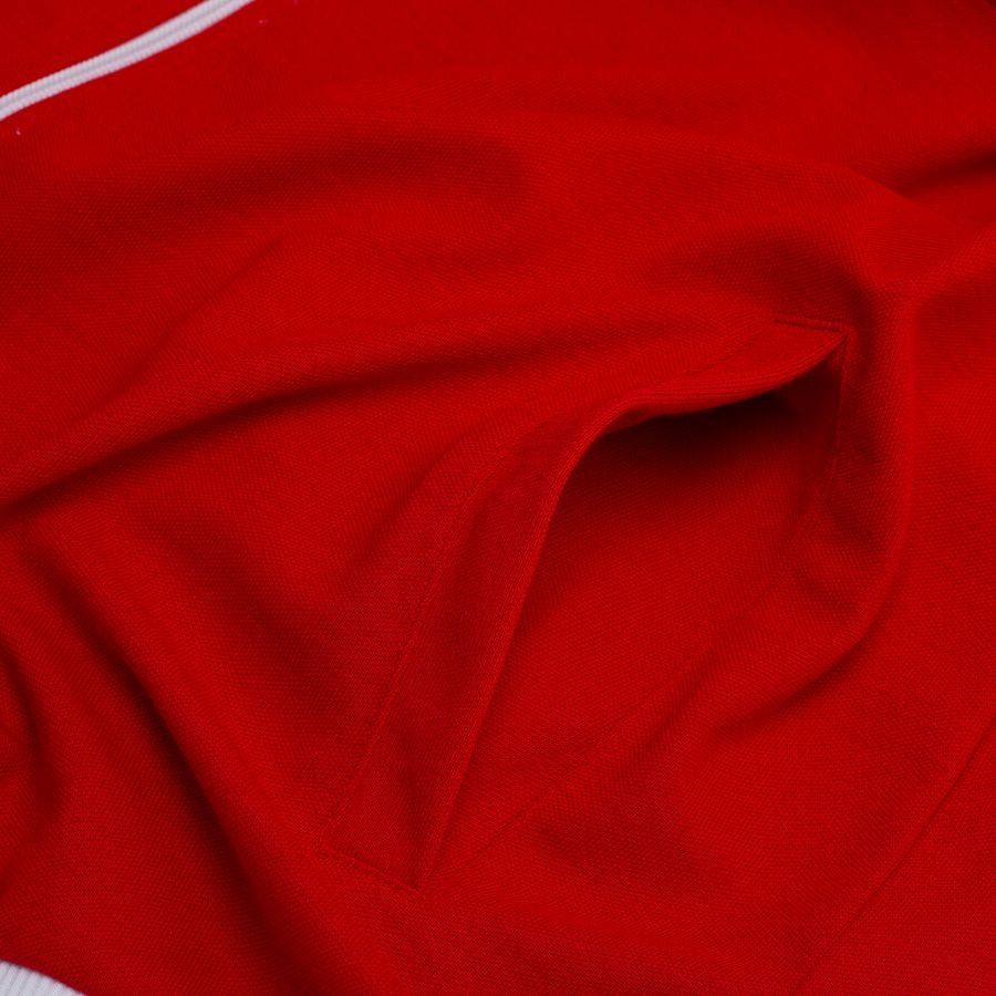 SK Brann Retro Track Top - Red/White - Men's-SoccerKits Hub | Buy Soccer Jerseys Online