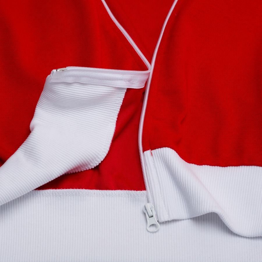 SK Brann Retro Track Top - Red/White - Men's-SoccerKits Hub | Buy Soccer Jerseys Online