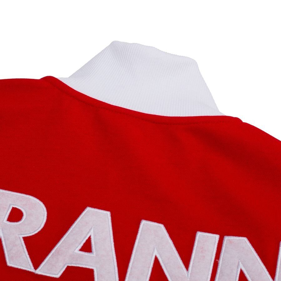 SK Brann Retro Track Top - Red/White - Men's-SoccerKits Hub | Buy Soccer Jerseys Online