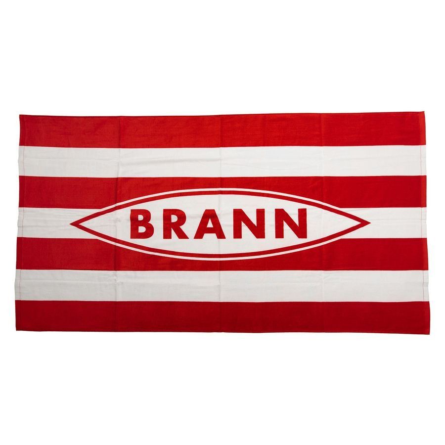 SK Brann Striped Beach Towel 80x160cm-SoccerKits Hub | Buy Soccer Jerseys Online