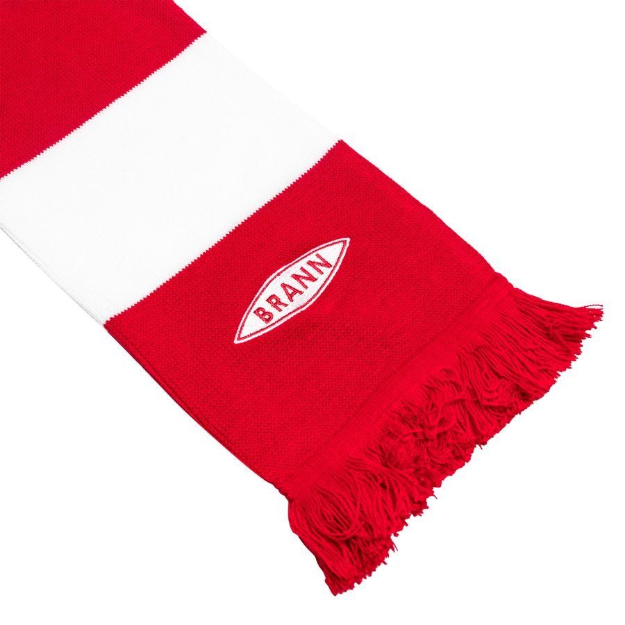 SK Brann Striped Scarf White Red-SoccerKits Hub | Buy Soccer Jerseys Online