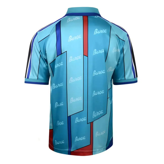 Score Draw Barcelona 1997 ECWC Final Retro Football Shirt (PUYOL 5)-SoccerKits Hub | Buy Soccer Jerseys Online