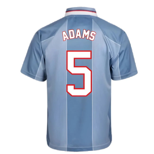 Score Draw England 1996 Away Euro Championship Retro Football Shirt (Adams 5)-SoccerKits Hub | Buy Soccer Jerseys Online