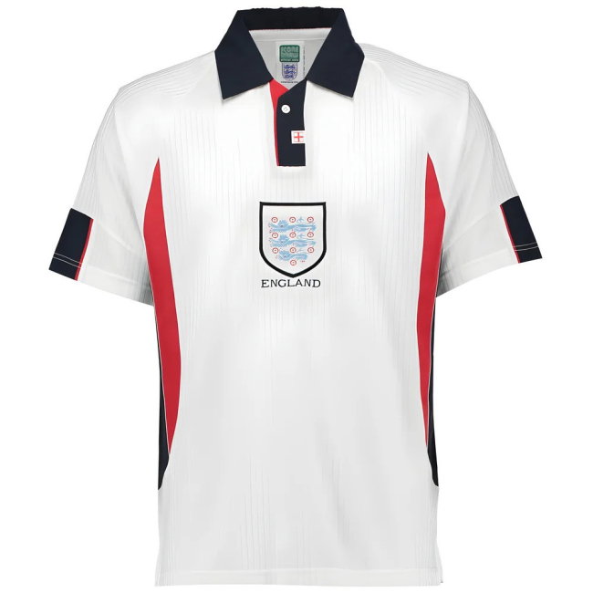 Score Draw England World Cup 1998 Home Shirt (Scholes 16)-SoccerKits Hub | Buy Soccer Jerseys Online