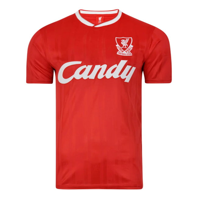 Score Draw Liverpool FC 1989 Retro Football Shirt (DALGLISH 7)-SoccerKits Hub | Buy Soccer Jerseys Online