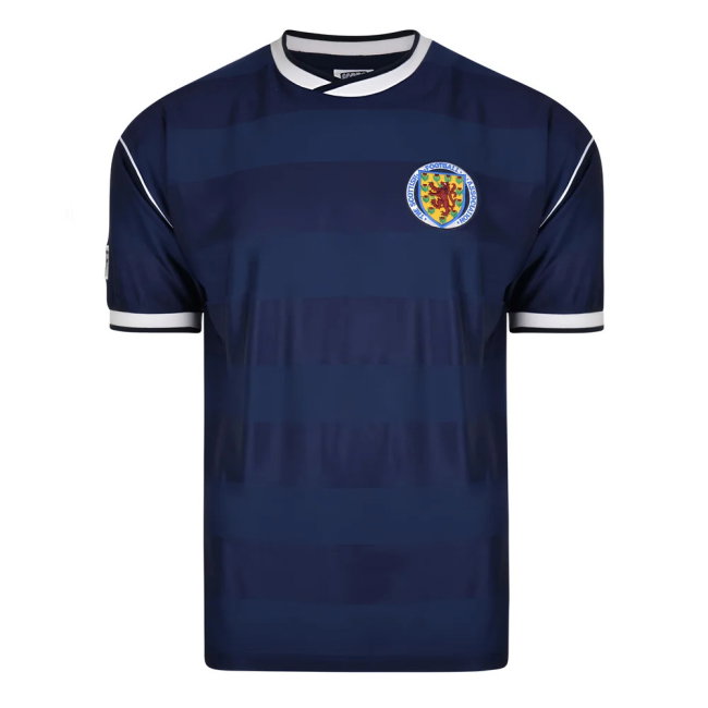 Score Draw Scotland 1986 Retro Football Shirt (Cairney 10)-SoccerKits Hub | Buy Soccer Jerseys Online