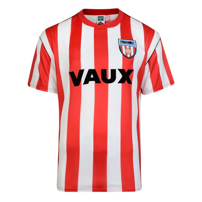 Score Draw Sunderland 1990 Retro Football Shirt (Phillips 10)-SoccerKits Hub | Buy Soccer Jerseys Online