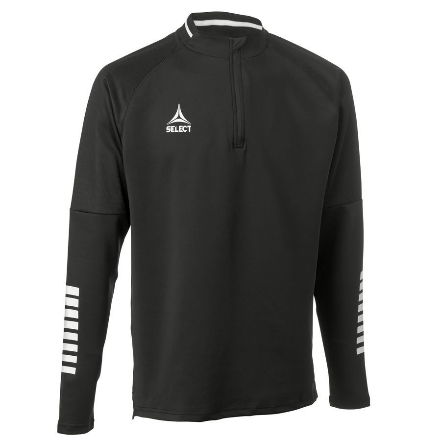 Select Training Shirt Monaco v24 Half Zip - Black/White - Men's-SoccerKits Hub | Buy Soccer Jerseys Online