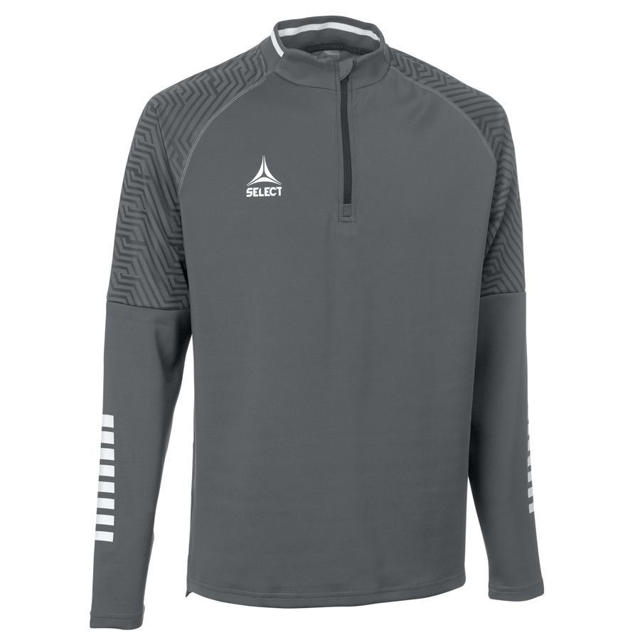 Select Training Shirt Monaco v24 Half Zip - Grey/White - Men's-SoccerKits Hub | Buy Soccer Jerseys Online