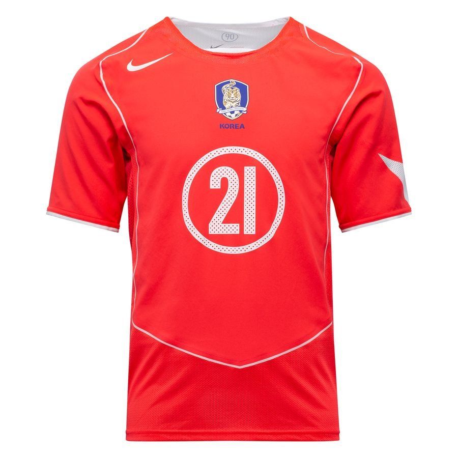 South Korea Home Shirt 2004 Reissue Park Ji-Sung 21 - Men's-SoccerKits Hub | Buy Soccer Jerseys Online