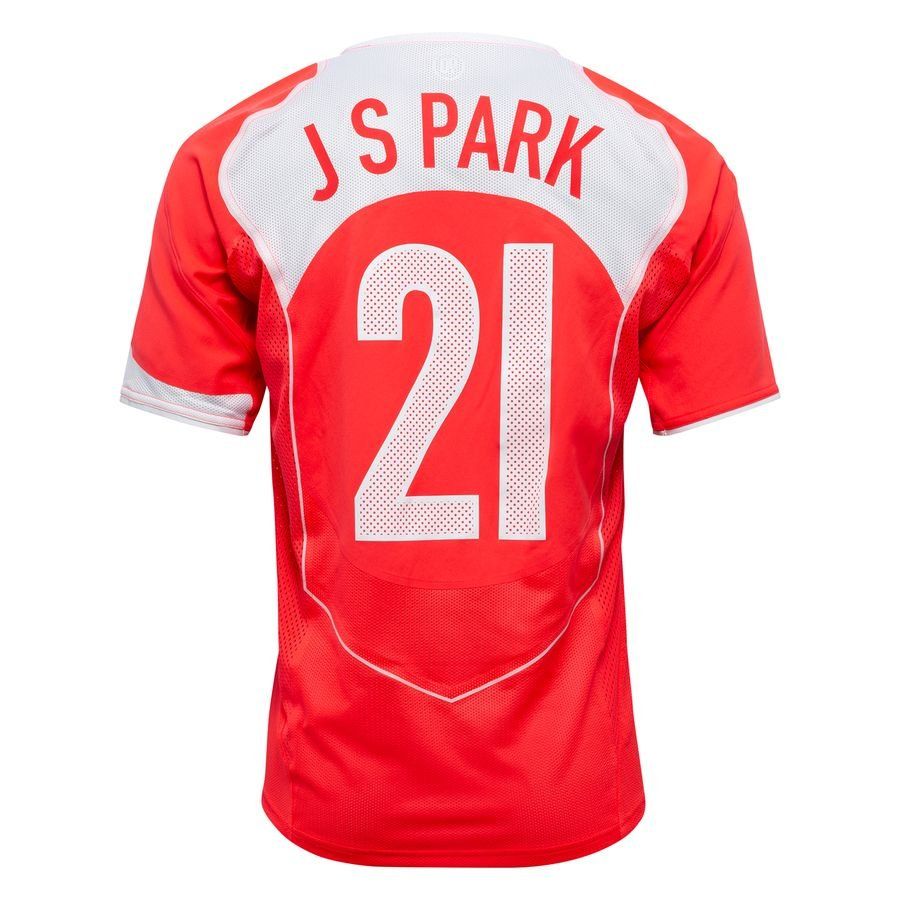 South Korea Home Shirt 2004 Reissue Park Ji-Sung 21 - Men's-SoccerKits Hub | Buy Soccer Jerseys Online