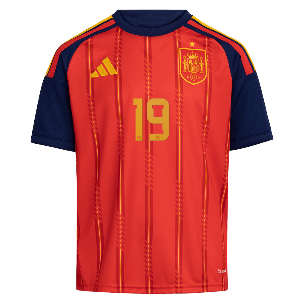 Spain Home Shirt World Cup 2026 LAMINE YAMAL 19 - Men's