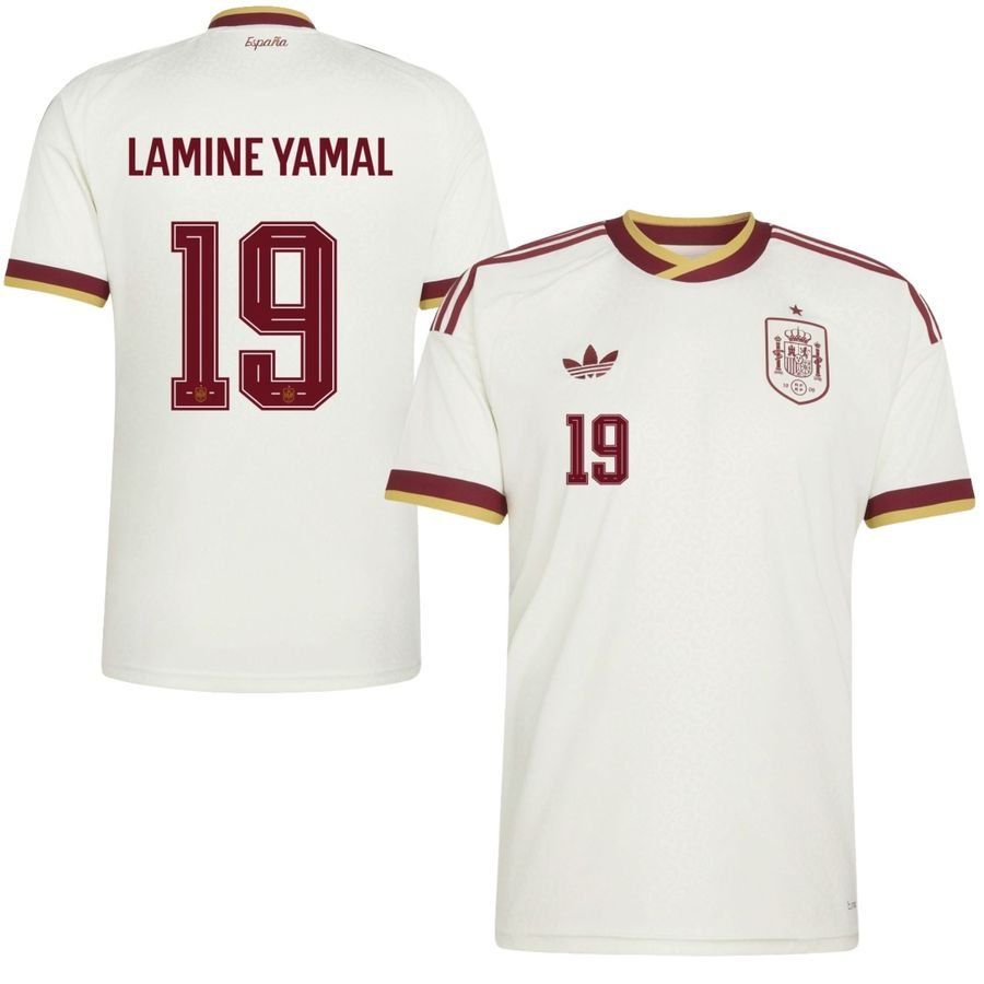 Spain Away Shirt World Cup 2026 LAMINE YAMAL 19 - Men's-SoccerKits Hub | Buy Soccer Jerseys Online