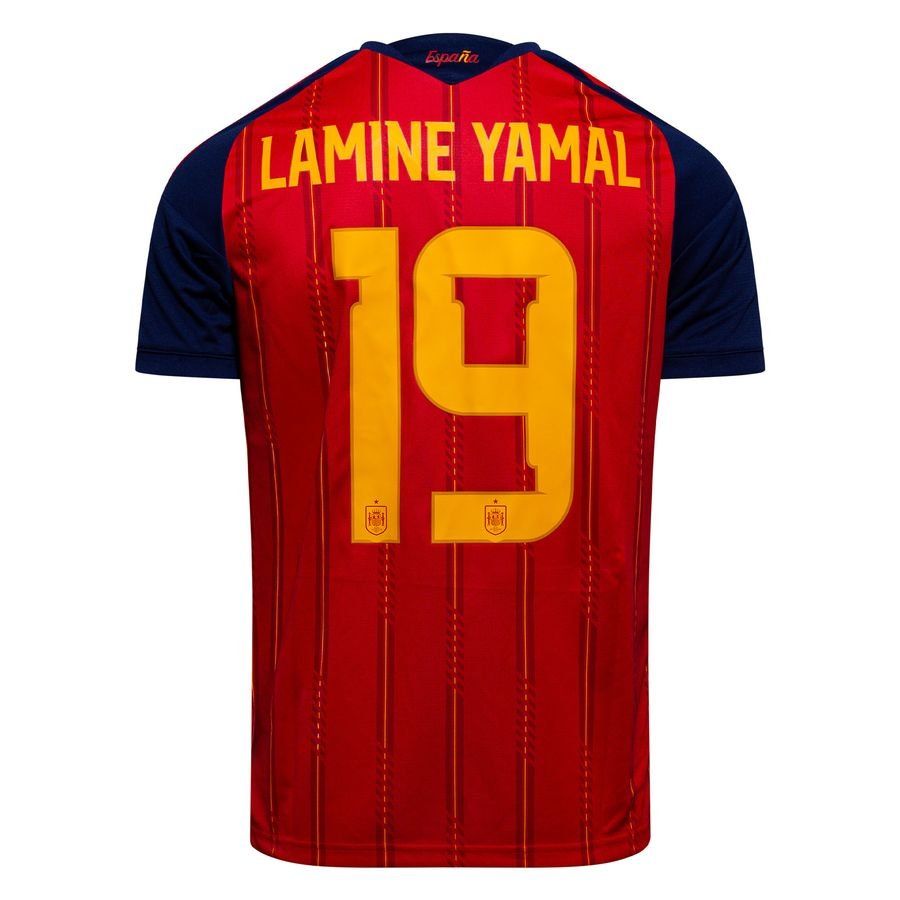 Spain Home Shirt World Cup 2026 LAMINE YAMAL 19 - Men's-SoccerKits Hub | Buy Soccer Jerseys Online