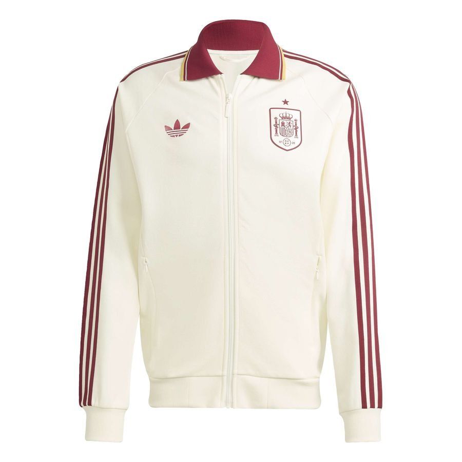 Spain Jacket Anthem Away OG World Cup 2026 - Off White - Men's-SoccerKits Hub | Buy Soccer Jerseys Online