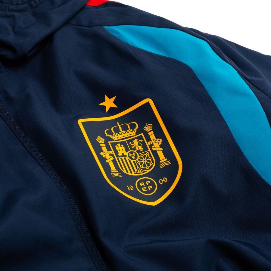 Spain Jacket Tiro 26 All Weather World Cup 2026 - Night Indigo - Men's-SoccerKits Hub | Buy Soccer Jerseys Online