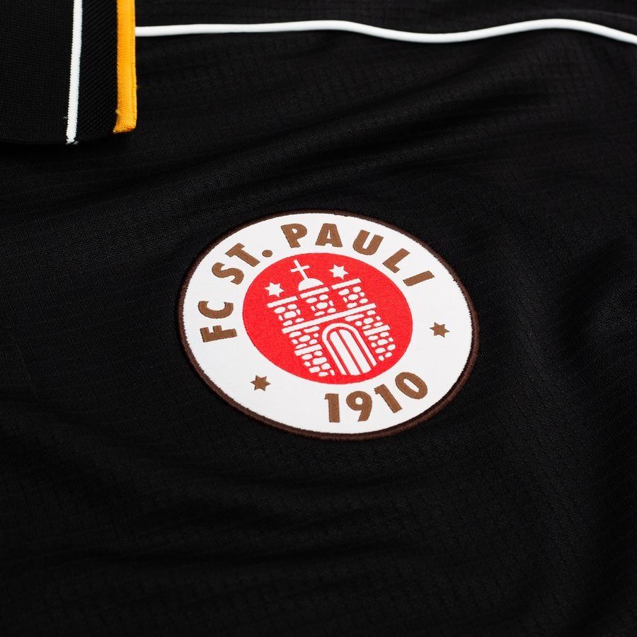 St. Pauli Retro Football Shirt - Black/White - Men's-SoccerKits Hub | Buy Soccer Jerseys Online