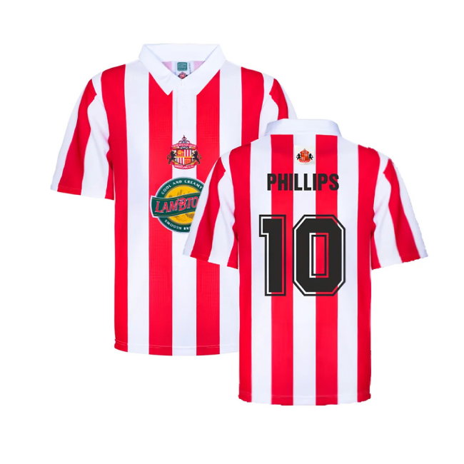 Sunderland 1999 Home Retro Shirt (Phillips 10)-SoccerKits Hub | Buy Soccer Jerseys Online