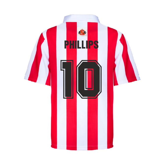 Sunderland 1999 Home Retro Shirt (Phillips 10)-SoccerKits Hub | Buy Soccer Jerseys Online