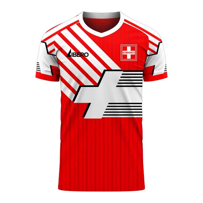 Switzerland 2025-2026 Retro Concept Football Kit (Libero) (EMBOLO 7)-SoccerKits Hub | Buy Soccer Jerseys Online