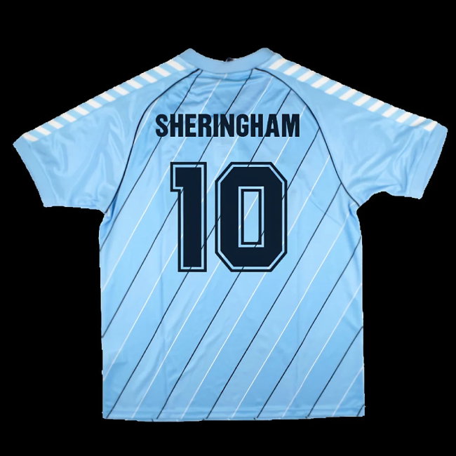 Tottenham 1985/87 Retro Hummel Away Shirt (SHERINGHAM 10)-SoccerKits Hub | Buy Soccer Jerseys Online