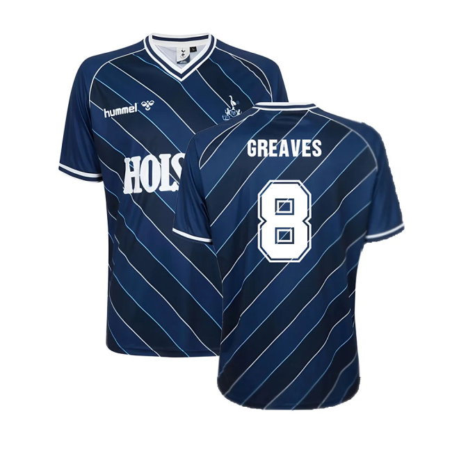 Tottenham 1986 Retro Away Shirt (GREAVES 8)-SoccerKits Hub | Buy Soccer Jerseys Online