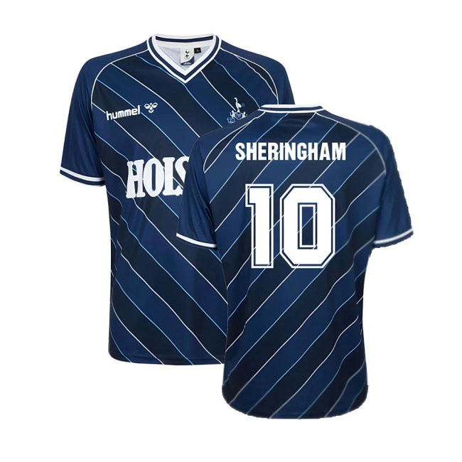Tottenham 1986 Retro Away Shirt (SHERINGHAM 10)-SoccerKits Hub | Buy Soccer Jerseys Online