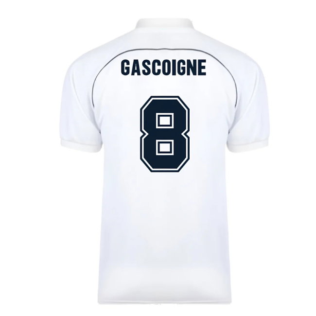 Tottenham 1986 Retro Home Shirt (GASCOIGNE 8)-SoccerKits Hub | Buy Soccer Jerseys Online