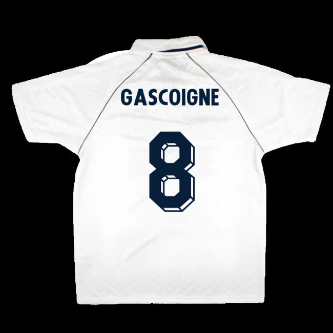 Tottenham 1989 Retro Hummel Home Shirt (Gascoigne 8)-SoccerKits Hub | Buy Soccer Jerseys Online