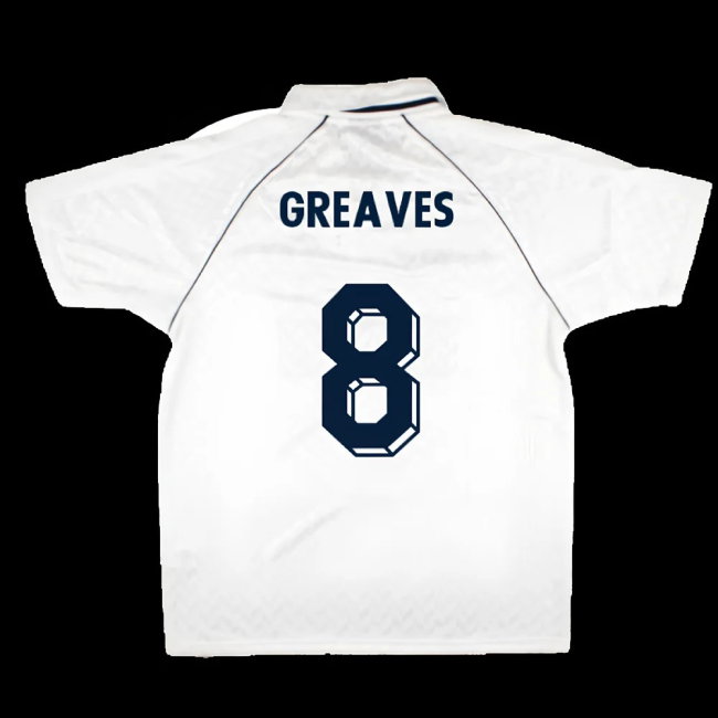 Tottenham 1989 Retro Hummel Home Shirt (Greaves 8)-SoccerKits Hub | Buy Soccer Jerseys Online
