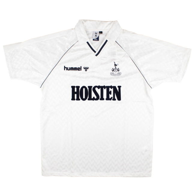 Tottenham 1989 Retro Hummel Home Shirt (Greaves 8)-SoccerKits Hub | Buy Soccer Jerseys Online