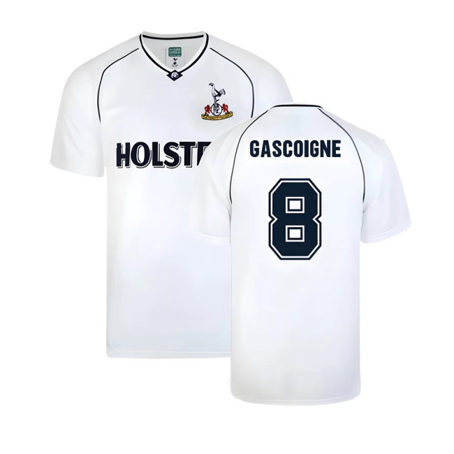 Tottenham 1991 FA Cup Semi Final Home Shirt (GASCOIGNE 8)-SoccerKits Hub | Buy Soccer Jerseys Online
