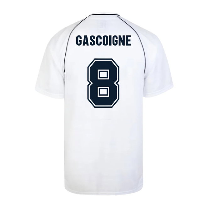 Tottenham 1991 FA Cup Semi Final Home Shirt (GASCOIGNE 8)-SoccerKits Hub | Buy Soccer Jerseys Online