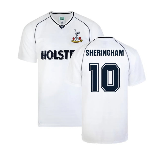 Tottenham 1991 FA Cup Semi Final Home Shirt (SHERINGHAM 10)-SoccerKits Hub | Buy Soccer Jerseys Online