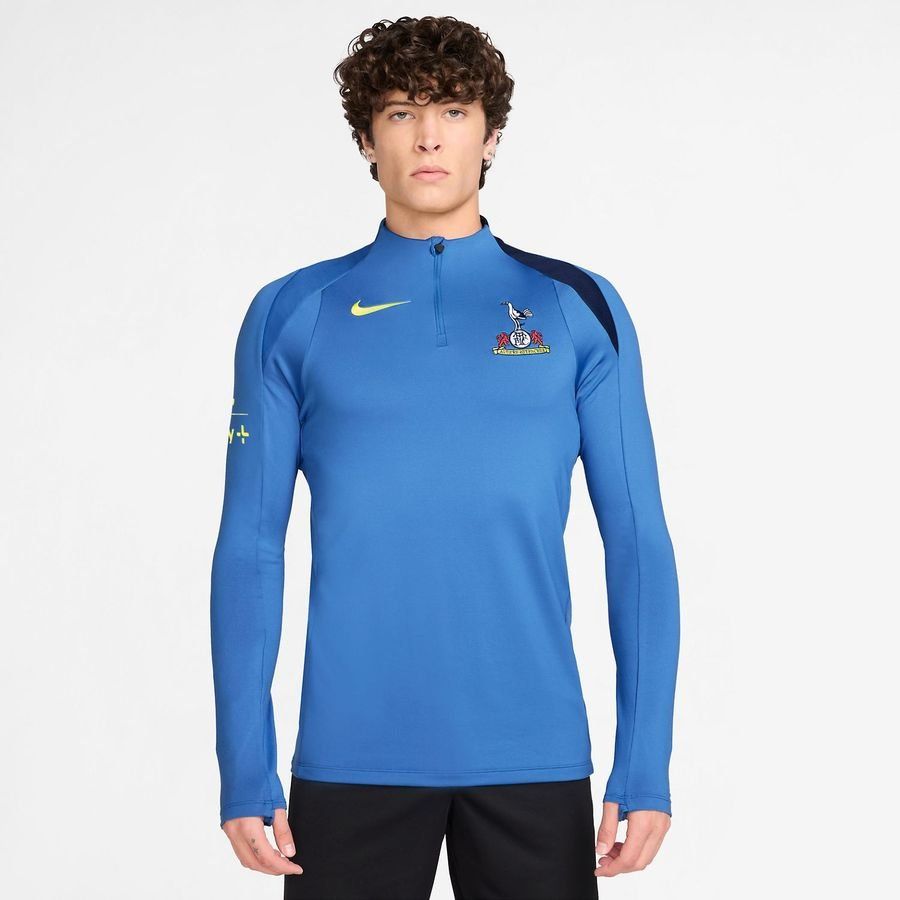 Tottenham Training Shirt Dri-FIT Strike Drill 3rd - Pacific Blue/Blue Void/Dynamic Yellow - Men's-SoccerKits Hub | Buy Soccer Jerseys Online