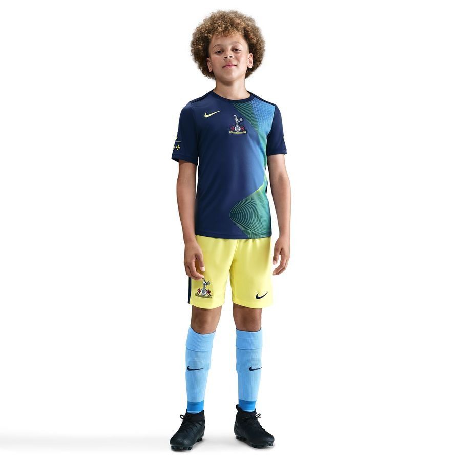 Tottenham Training T-Shirt Dri-FIT Academy Pro Pre Match 3rd - Blue Void/Dynamic Yellow Kids-SoccerKits Hub | Buy Soccer Jerseys Online