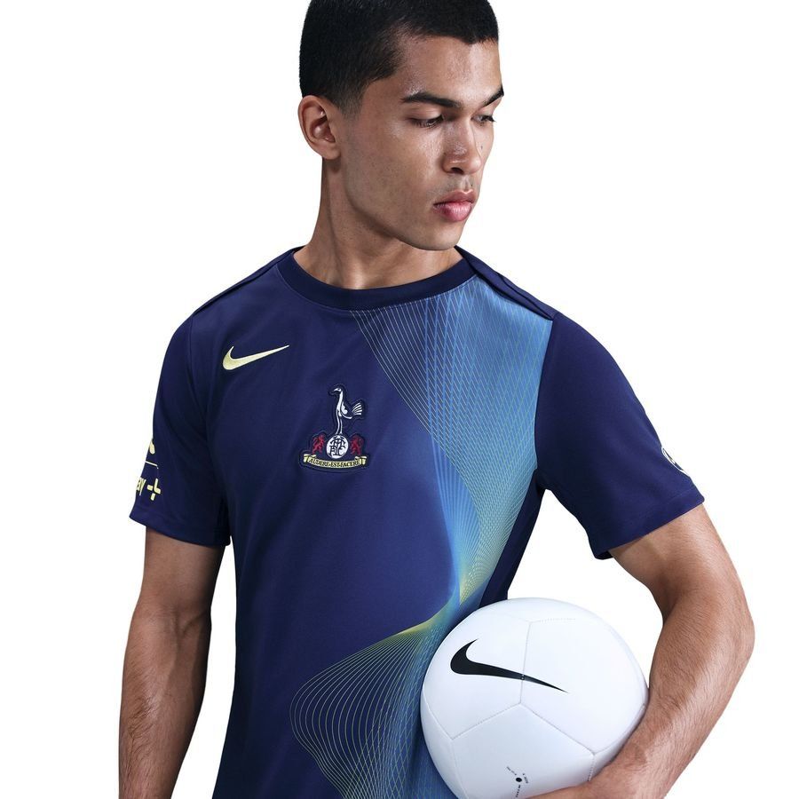 Tottenham Training T-Shirt Dri-FIT Academy Pro Pre Match 3rd - Blue Void/Dynamic Yellow - Men's-SoccerKits Hub | Buy Soccer Jerseys Online