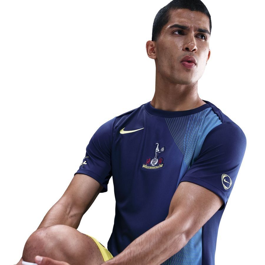 Tottenham Training T-Shirt Dri-FIT Academy Pro Pre Match 3rd - Blue Void/Dynamic Yellow - Men's-SoccerKits Hub | Buy Soccer Jerseys Online