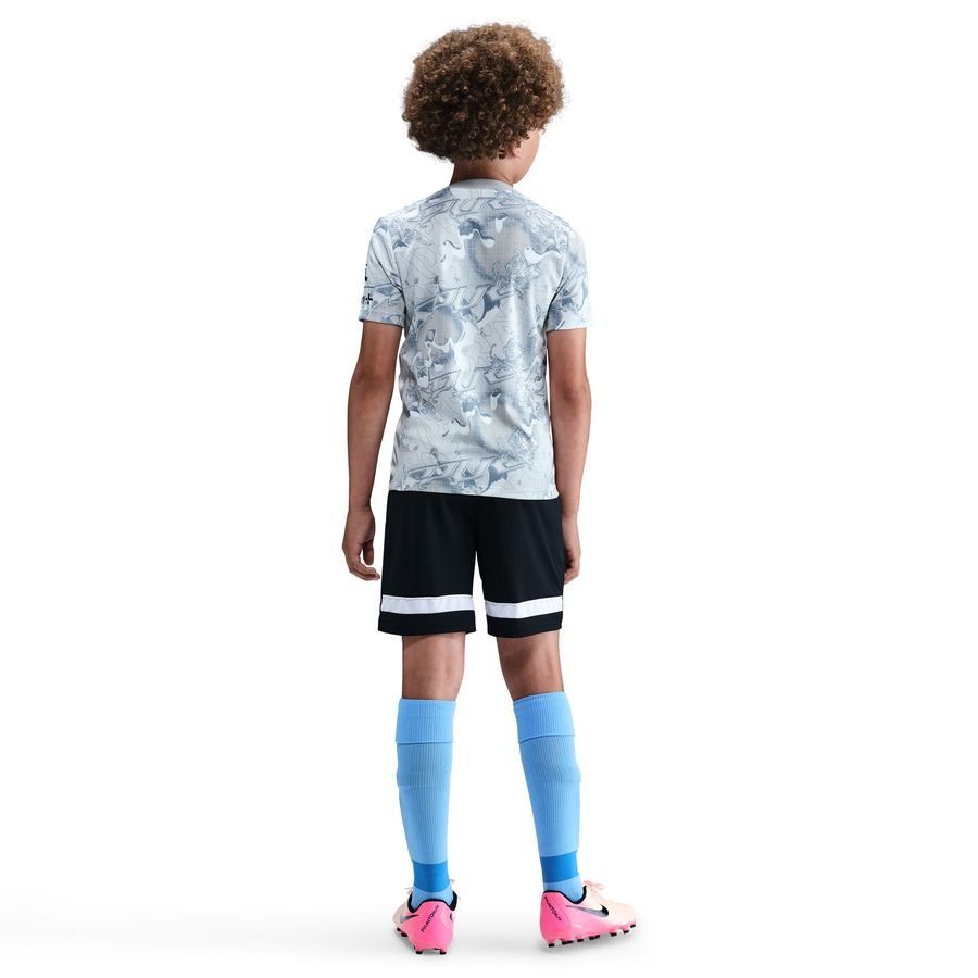 Tottenham Training T-Shirt Dri-FIT Academy Pro Pre Match - White/Light Iron Ore/Binary Blue Kids-SoccerKits Hub | Buy Soccer Jerseys Online