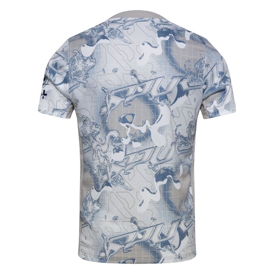 Tottenham Training T-Shirt Dri-FIT Academy Pro Pre Match - White/Light Iron Ore/Binary Blue Kids-SoccerKits Hub | Buy Soccer Jerseys Online