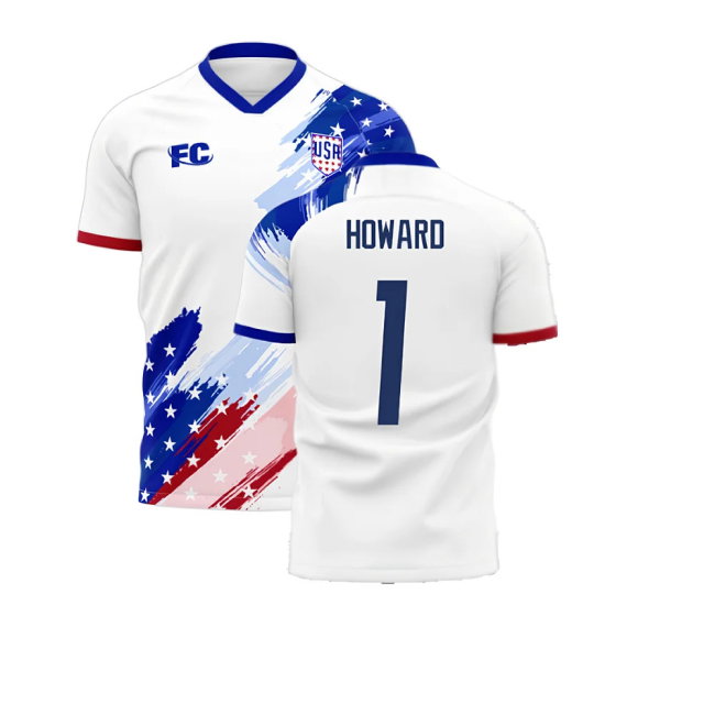 USA 2020-2021 Home Concept Kit (Fans Culture) (HOWARD 1)-SoccerKits Hub | Buy Soccer Jerseys Online