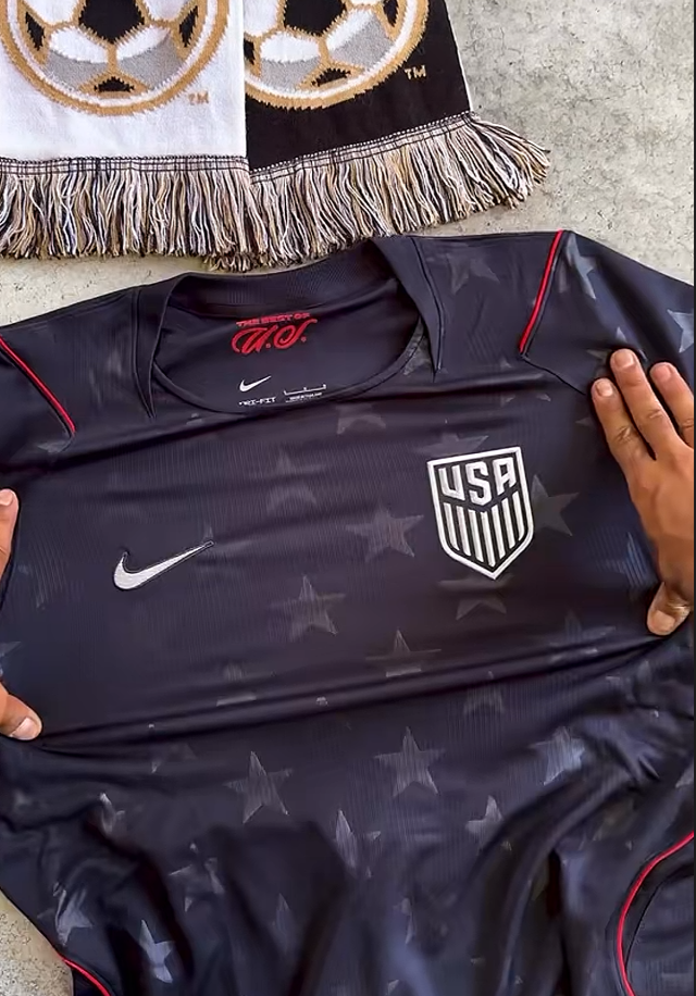 USA Away Shirt World Cup 2026 Fan Photo